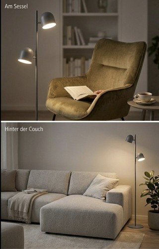 Led stehleuchte flammig bis - led-stehleuchte,