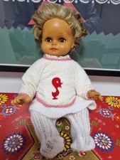 Schildkröte Puppe weich Körper Baby   Blaue Schlafaugen Bekleidung!