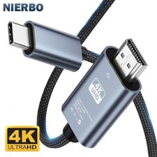 USB-C auf HDMI-Kabel, 2M, 4K@30Hz Braided Type-C auf HDMI-Kabel Ultra High
