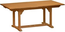 Teak Ausziehtisch Brighton rechteckig (bis zu 240>300 x 120 cm) Gartentisch Holz