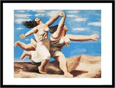 Pablo Picasso Poster Kunstdruck im Rahmen Two women running on the beach 60x80cm