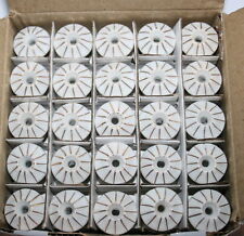 1 x Porzellanknopf weiß mit