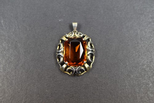 Art deco anhänger silber - art, 835
