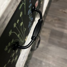 Schrank Knauf 5 Stück Vintage Schrankgriff Neu schwarz Landhaus