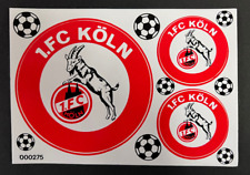 1. FC Köln Aufkleber Sticker Set - 3 Logos Bundesliga Fussball #1075