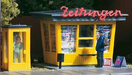 Zeitungskiosk mit - h0/tt,