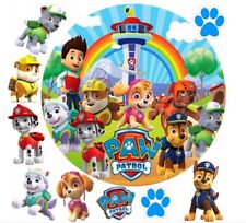 PAW Patrol Essbar Party Tortenaufleger Torte Geburstag Zuckermasse + TEXT