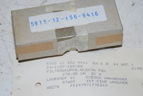 Filter baugruppe - filter,