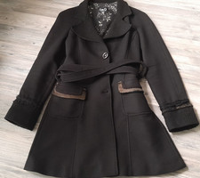 Mantel, schwarz, D&G - Dolce & Gabanna, Gr. 40 DE / 44 IT