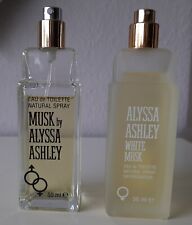 Musk by Alyssa Ashley + White Musk 2 x 50 ml Set Eau de Toilette Natural Spray 