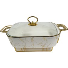 13 Zoll Weiß Marmor Rechteck