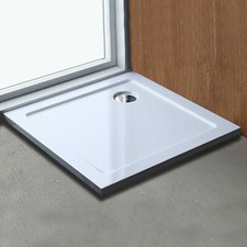 Duschwanne flach weiß DIN