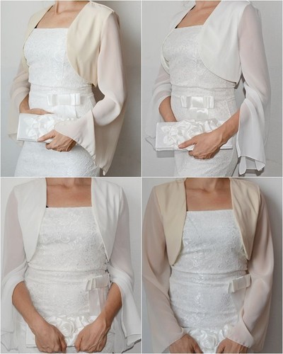 Brautjacke bolero stola aus - bolero,