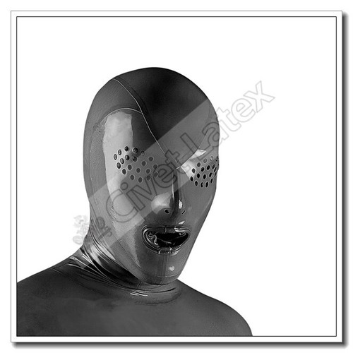 Latex hoods masks - masks, condom