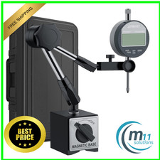 Magnetische Messuhr mit 80kg Zugkraft | 0-25,4mm Digitalmessung
