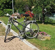 Porsche bike silberfarben - bike,