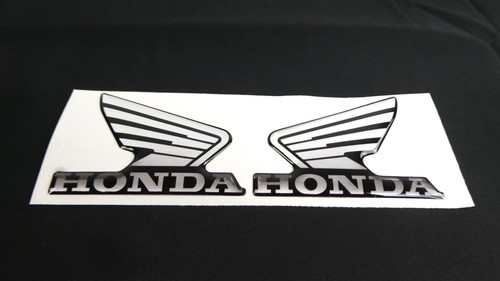 Honda gel flügel emblem - emblem, set