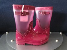 TOMMY HILFIGER Translucent Detail Rain Damen Gummistiefel Pink Gr.37. NEU!