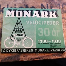 MONARK Katalog von 1938, historischer Fahrradkatalog aus Schweden, Original