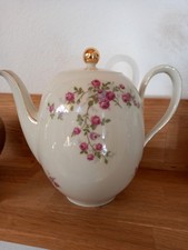 Vintage Kaffeekanne, Rosen,Gold,Moschendorf Bavaria,Porzellan, TopZustand