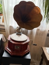 Vintage Retro  His Masters Voice Grammophon voll funktionsfähig TOP