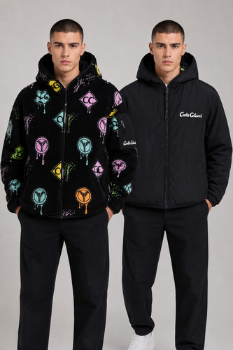 Carlo colucci wende jacke - carlo, wende-jacke