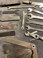 Oldtimer Mofa Werkzeug Ventilschlüssel Gewindelehre Fühlerlehre Moped