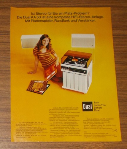 Seltene werbung vintage dual - seltene,
