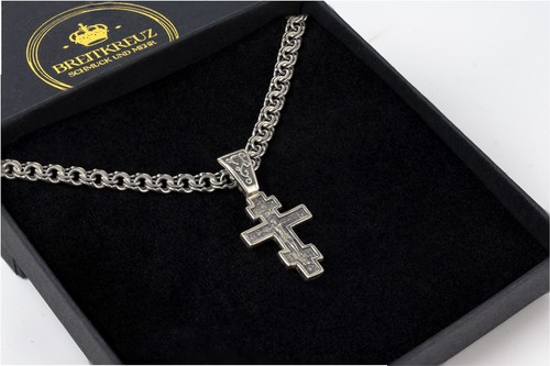 Kreuz 925 silber orthodox - kreuz,