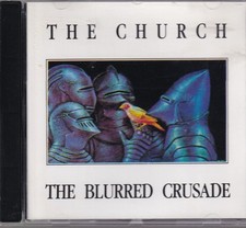 The church blurred - church,