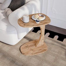Couchtisch mit Rollen C-Form