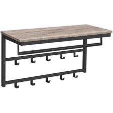 Wandgarderobe mit Ablage Haken