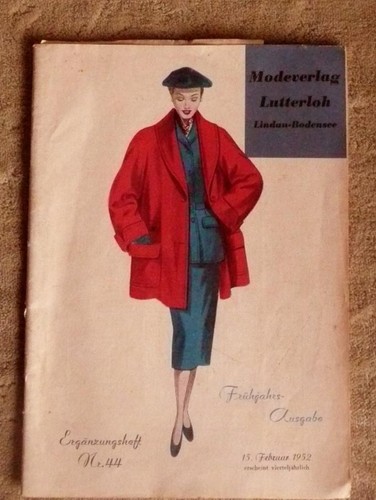 Altes modeheft lutterloh - altes,