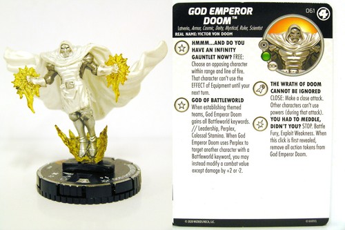Heroclix 061 god - god, emperor