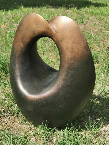 Bronze sicht urne patiniert - bronze,