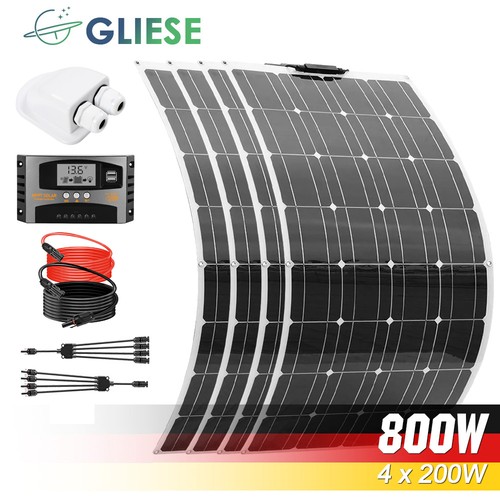 800w flexibel solarpanel kit - solarpanel,