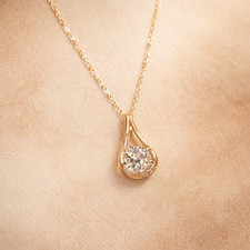 Damen Halskette 18K Vergoldet