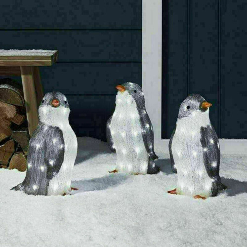 Led weihnachts pinguin - led,
