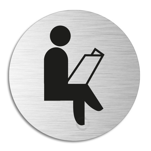 Schild wartezimmer mm - Ø,