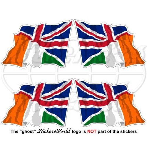 Irland wehende flagge - irland-uk,