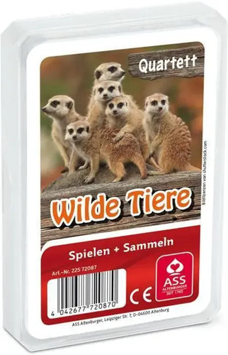 Tier quartett wilde tiere - tiere, |