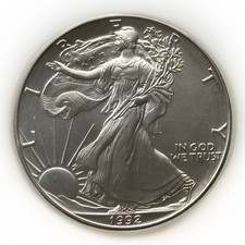 FEIN SILBER AMERICAN EAGLE-1-DOLLAR-STGL-SAMMLER-INVESTOREN-ORIGINAL