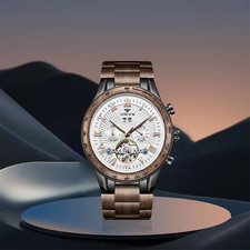 Automatikuhr Herren Holzuhr