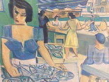 Schöne Lithografie Raymond