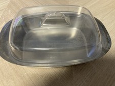 Vintage Butterdose 2-teilig Silber Mit Haube  