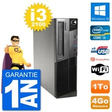 PC Lenovo M91p SFF Intel I3-2100 RAM 4GB Festplatte 1TB Windows 10 Wifi