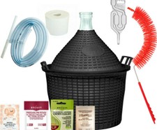 10L WEINSET GLASBALLON