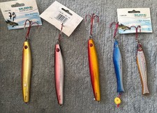 5-er Sets PILKER  2 X 90 Norwegen Dorsch 3 X 200 , 1 X 250g