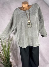 Damen Shirt Pulli Velours Samt