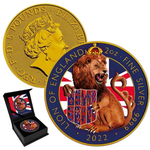 2022 2oz lion england - lion, of
